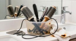 hazardous hair tool storage