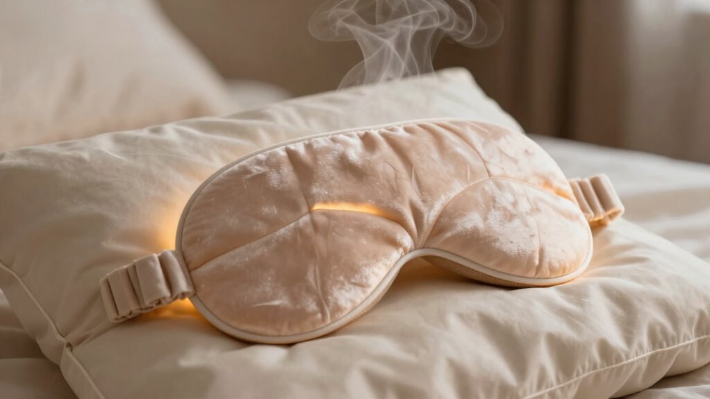heated eye masks promote relaxation
