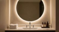 illuminated hotel travel mirrors