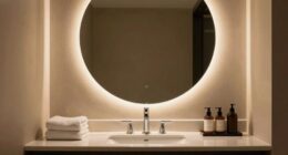 illuminated hotel travel mirrors