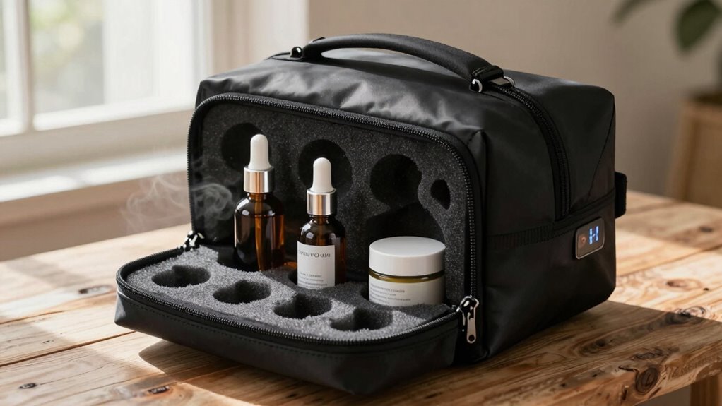 insulated travel skincare protection