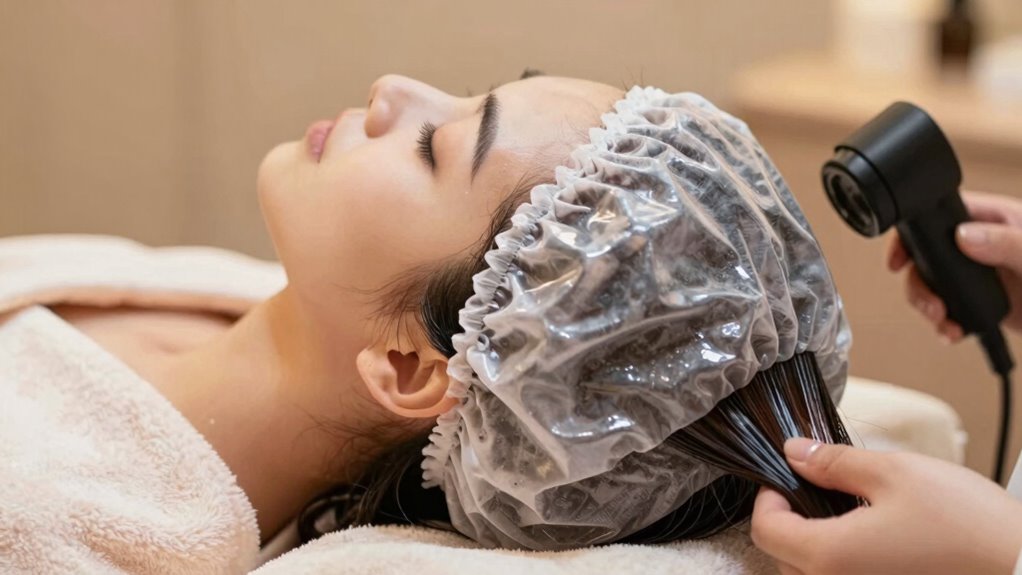 moderate heat enhances hair