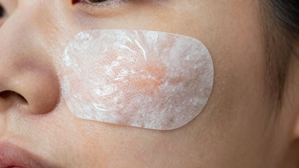 moisture absorption promotes healing