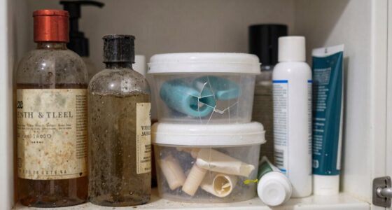 moisture damages beauty items