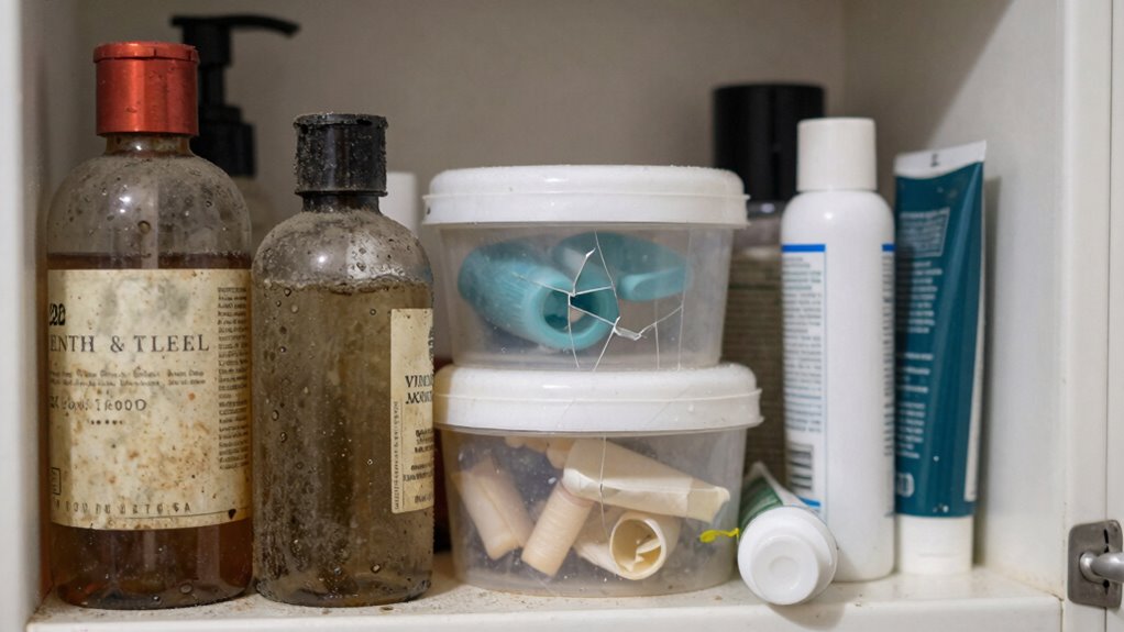 moisture damages beauty items