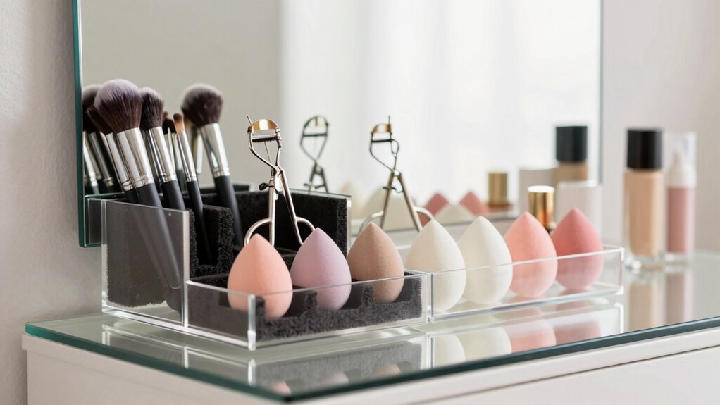 organized efficient beauty storage
