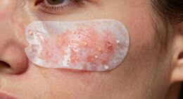 peeling patches during flare ups