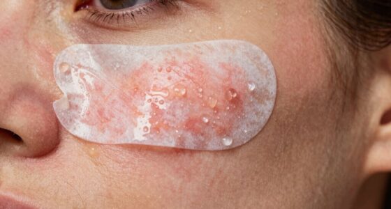 peeling patches during flare ups