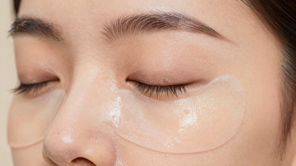 pre makeup eye patch routine