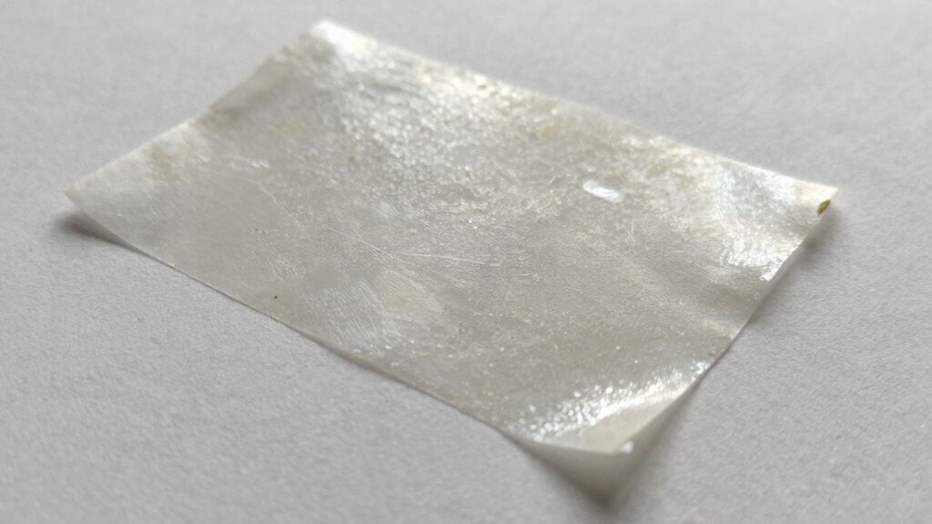 residual film from skincare layers