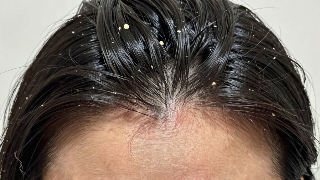 signs of scalp buildup
