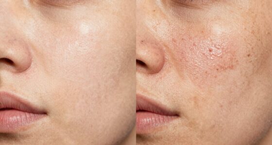 skin texture versus congestion