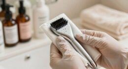 skincare tool cleaning routine