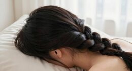 sleeping on flat pillow