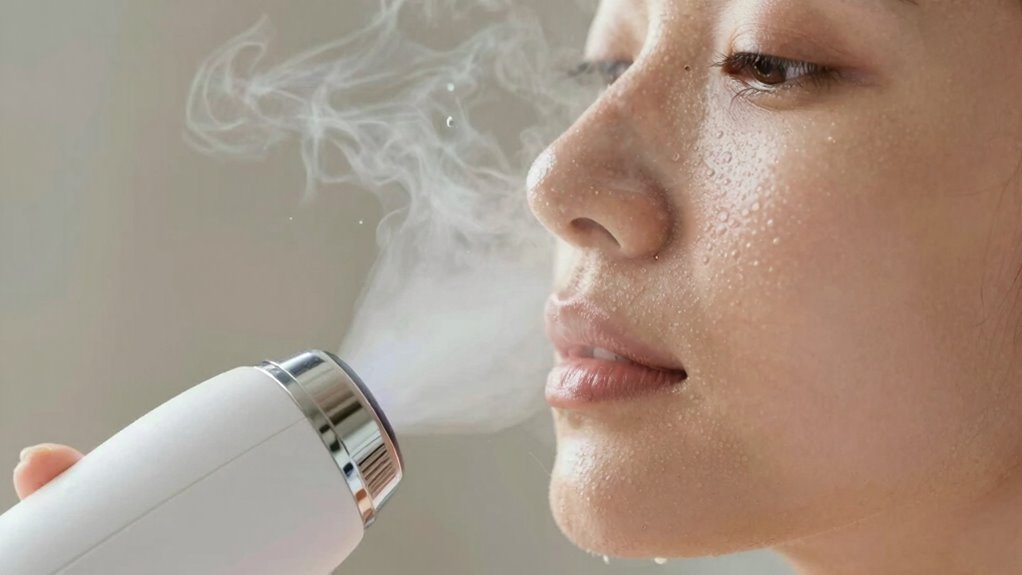 steam enhances skin cleansing
