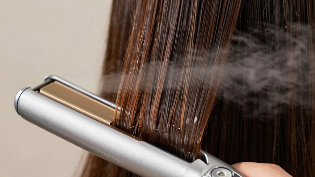steam improves frizz control
