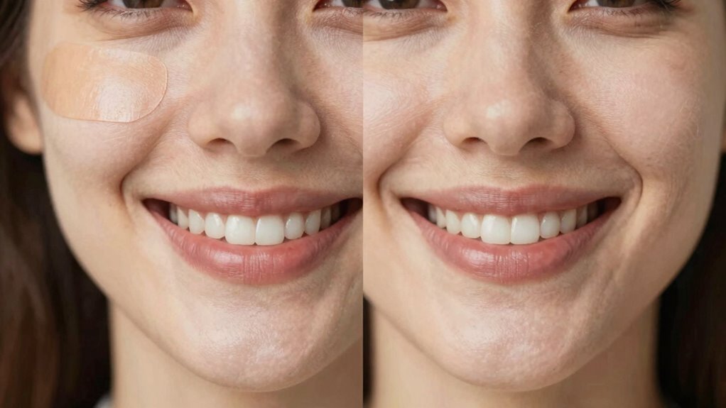 strategic facial patch placement