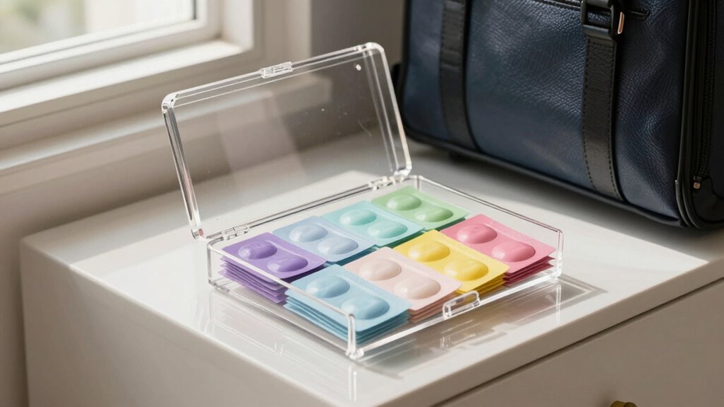 travel ready acne patch organizer