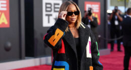 Queen Latifah Bundles Up in a Bold, Oversized Coat on the 2026 BET Awards Red Carpet