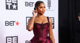 Teyana Taylor Wows in Bold Burgundy Gown at the 2026 BET Awards