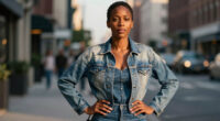 Don't Wear Denim-on-Denim Until You See the Fresh Way Lupita Nyong'o Styled the Trend