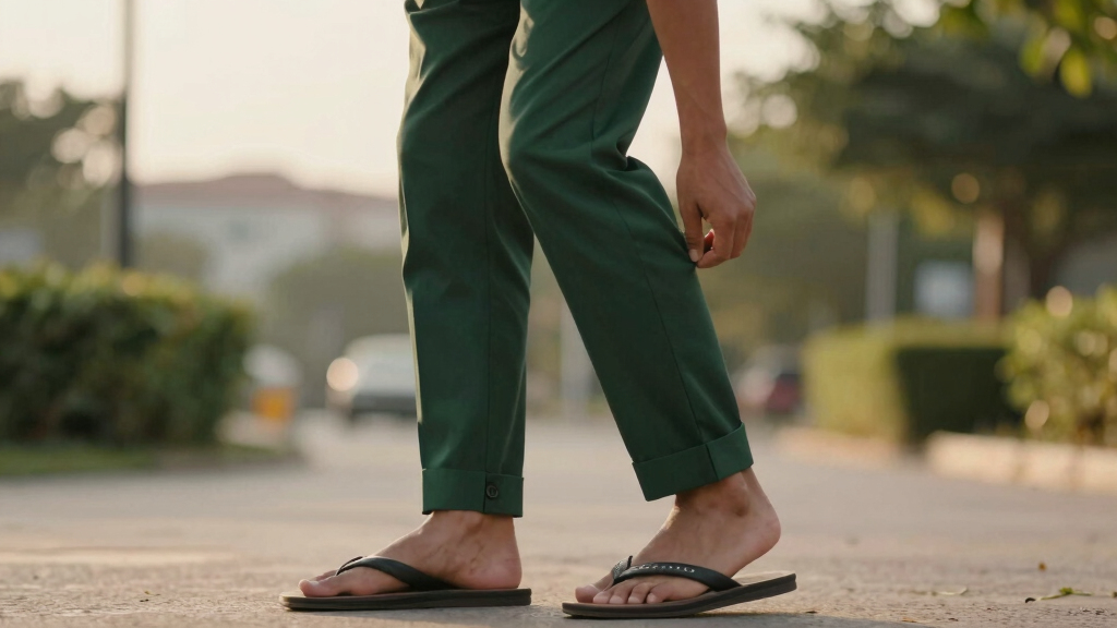 If You Want Flip-Flops To Look Elegant, Forget Linen Trousers—Opt For This Pant Trend Instead