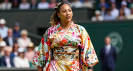 Naomi Osaka wows Wimbledon crowd with kimono-inspired outfit