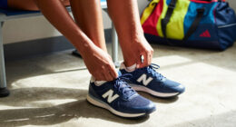Coco Gauff Kicks Off US Open Run In Custom Navy New Balance Look And A New Colorway Of Her CG2 Signature Shoes