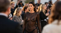 Kendall Jenner Leads The Annual L’Oréal Paris Runway Show In A Sheer Black Maxi Dress