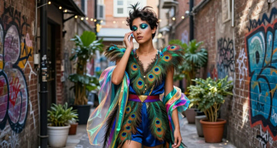 Only Kim Shui Would Hold A Peacock-Inspired Show In An Alleyway