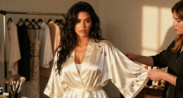Kris Jenner Borrows Kim Kardashian's Elizabeth Taylor Robe